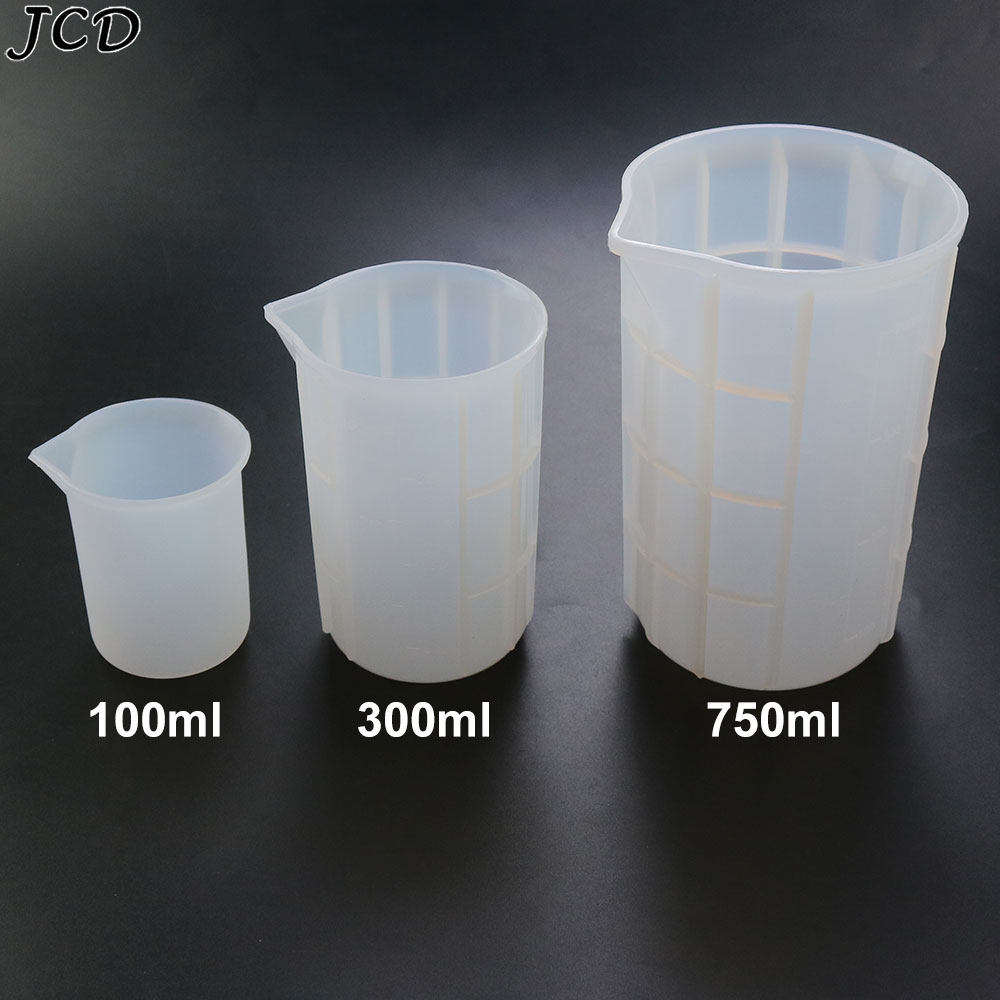 Candle Making Items - JCD 100ML/300ML/750ML silikon ölçüm kabı ölçekli