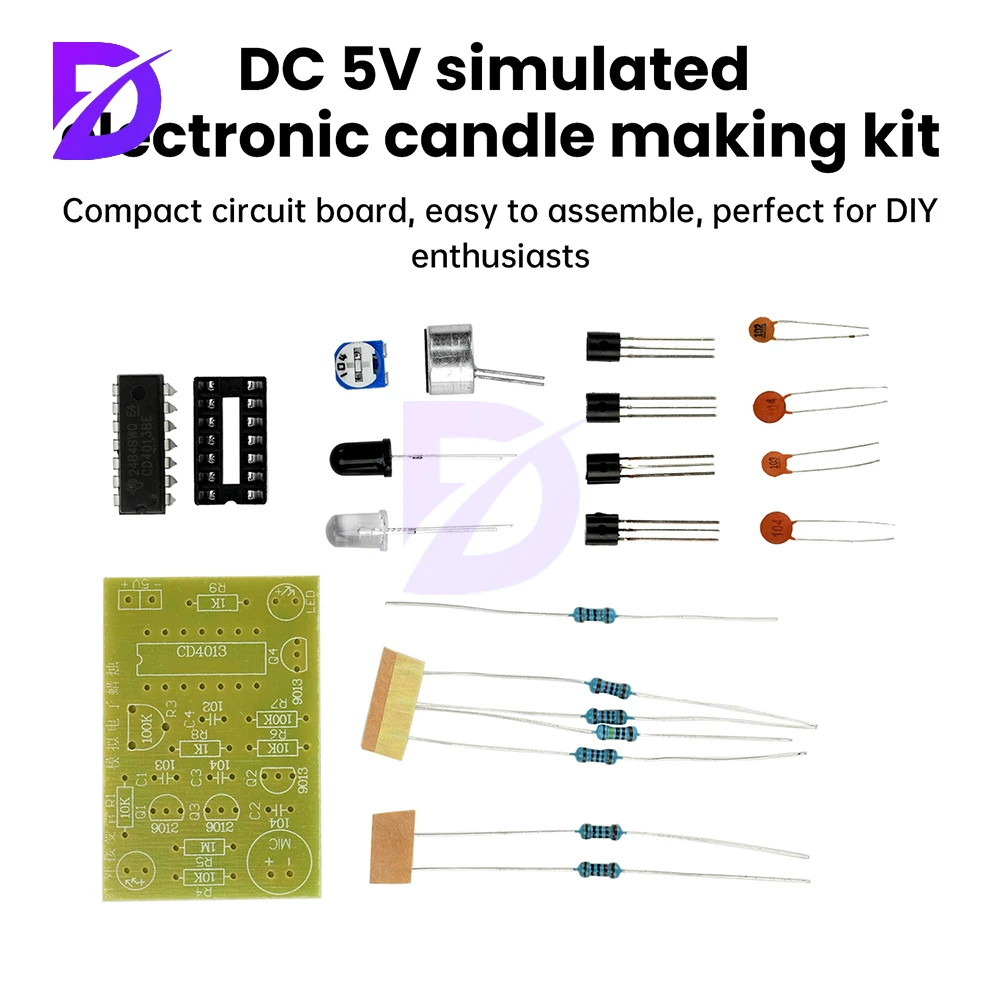 Candle Making Dc - DC5V Analog Elektronik Mum Yapımı Kiti,