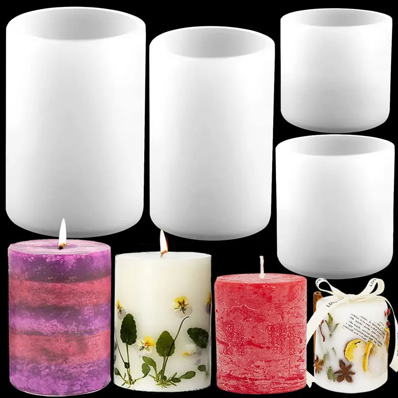 Candle Making With Beeswax - Silindir Silikon Mum Kalıpları Reçine Kalıp