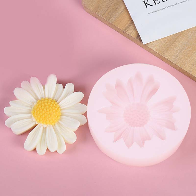 Candle Making Easy - DIY Mum silikon kalıp Papatya Papatya