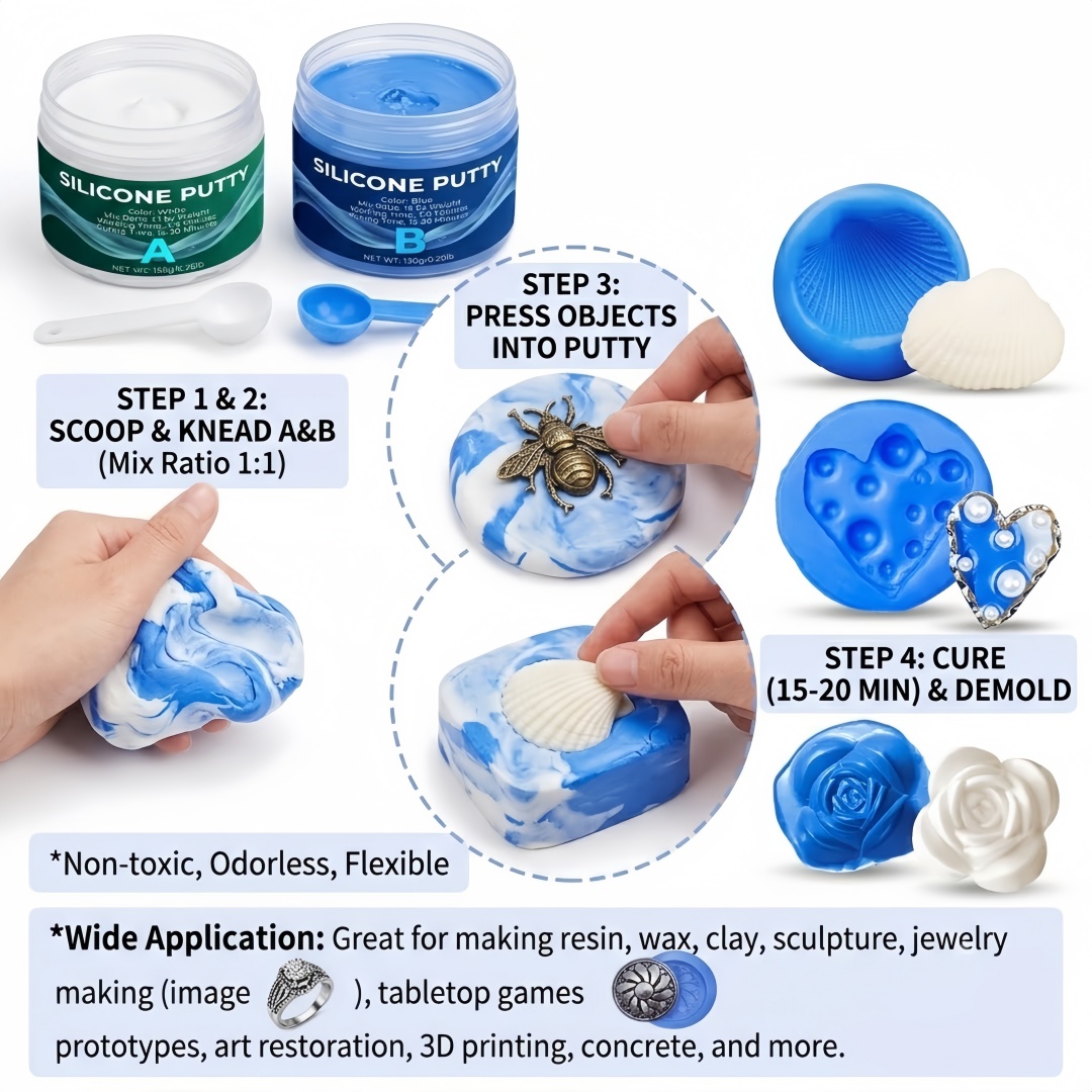 Silikon Macun Kalıp Yapım Malz - Candle Making Items incelemesi ve fiyatı