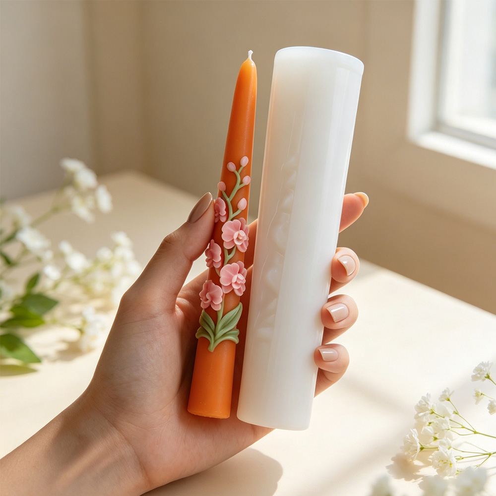 Uzun Saplı Çiçek Şeklinde Mum  - Candle Making With Beeswax incelemesi ve fiyatı