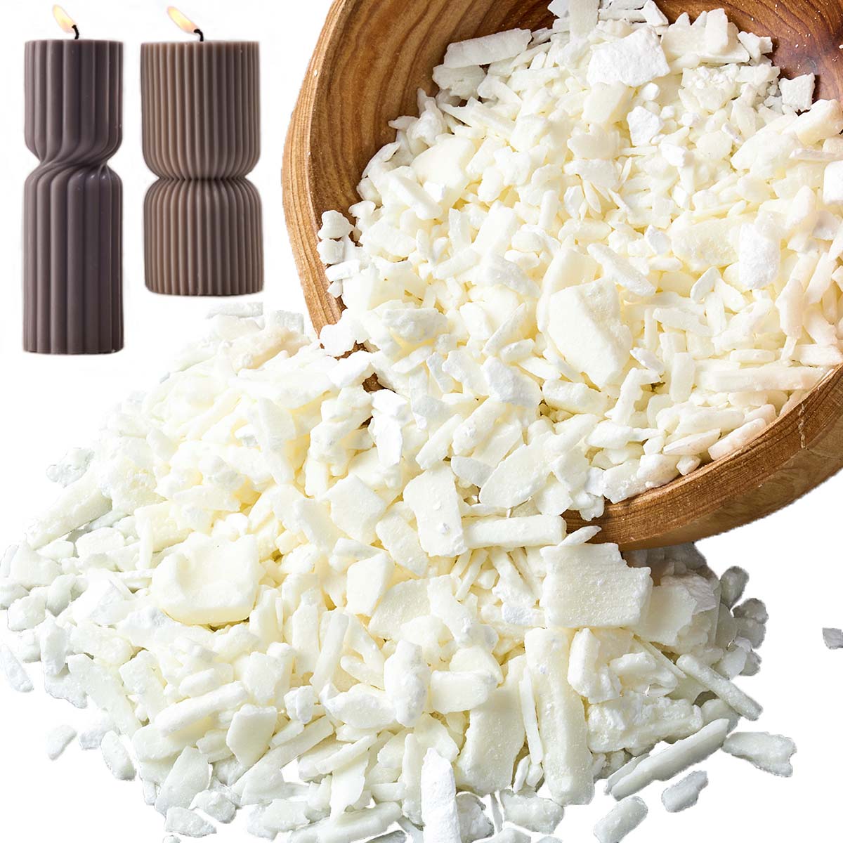 1 Pound Saf Beyaz Soya Balmumu - Candle Making Items incelemesi ve fiyatı