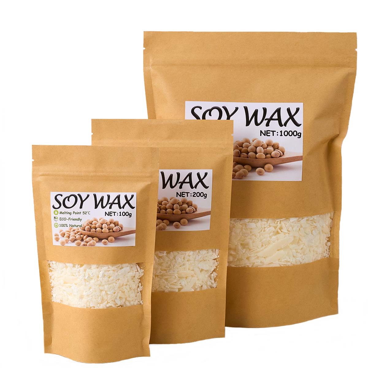 1 Pound Saf Beyaz Soya Balmumu - Candle Making Items incelemesi ve fiyatı