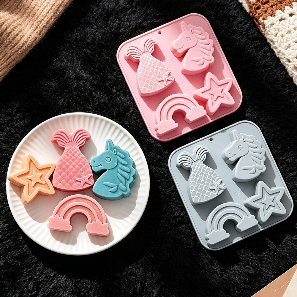 2 adet/takım 4 Kavite Unicorn  - Candle Making Set incelemesi ve fiyatı