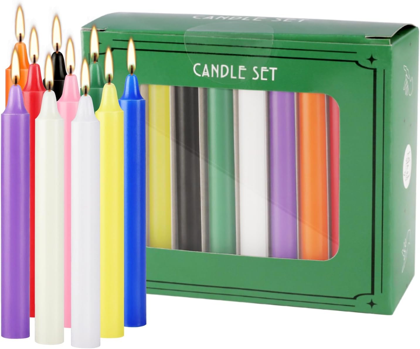 20 Renkli Küçük Çubuk Mum, Dam - Candle Making Place incelemesi ve fiyatı