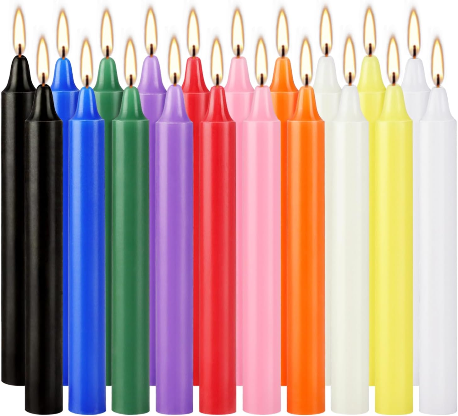 20 Renkli Küçük Çubuk Mum, Dam - Candle Making Place incelemesi ve fiyatı