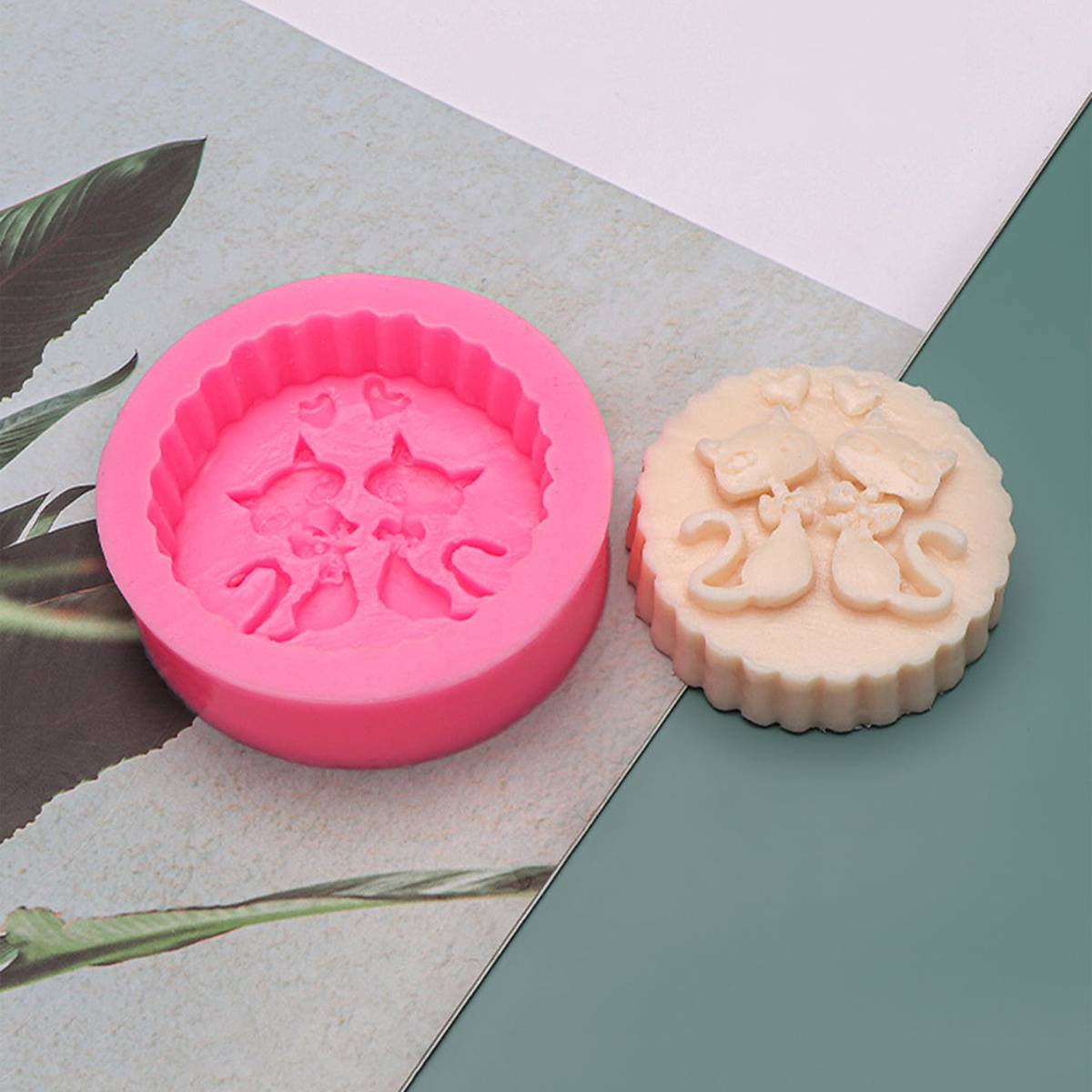 1 Parça Silikon Kedi Sabun Kal - Candle Making With Beeswax incelemesi ve fiyatı