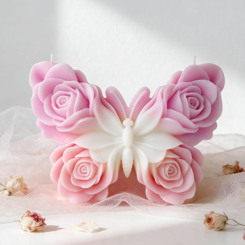 DIY Gül Kelebek Formu silikon  - Candle Making Items incelemesi ve fiyatı