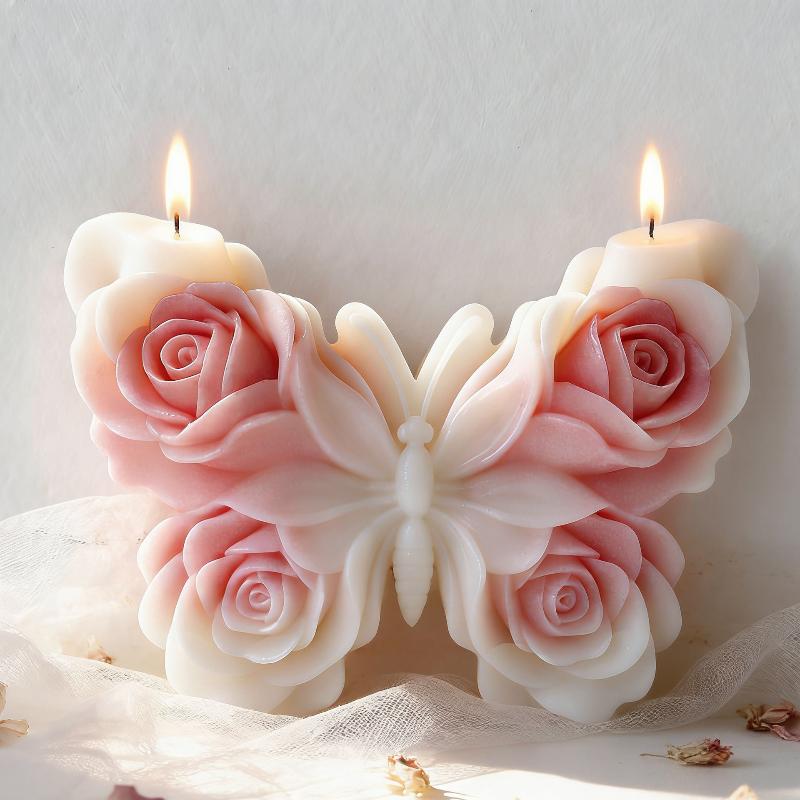 DIY Gül Kelebek Formu silikon  - Candle Making Items incelemesi ve fiyatı