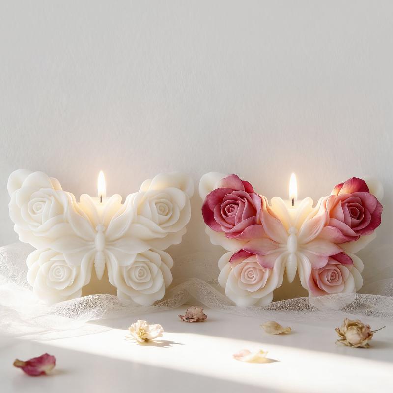 DIY Gül Kelebek Formu silikon  - Candle Making Items incelemesi ve fiyatı