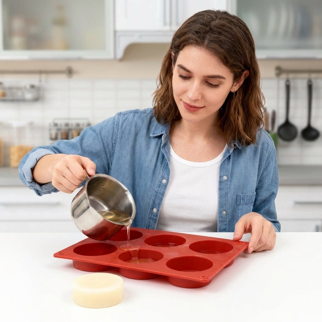 Yuvarlak Silikon Sabun Kalıbı  - Candle Making Easy incelemesi ve fiyatı